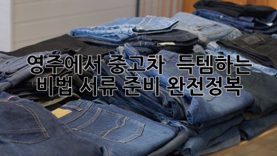 영주에서 중고차 🚗💨 득템하는 비법: 서류 준비 완전정복!